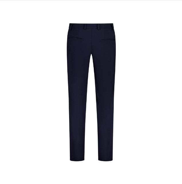 Fradi men's pants with oblique front pockets and waist coulisse in super stretch fabric