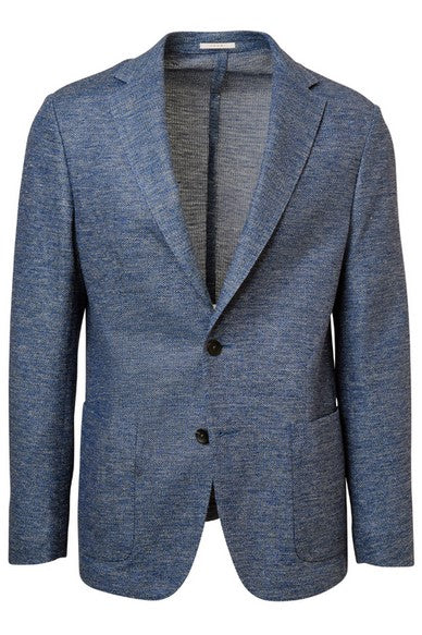 Fradi Linen Cotton Sport Jacket - Sky Blue