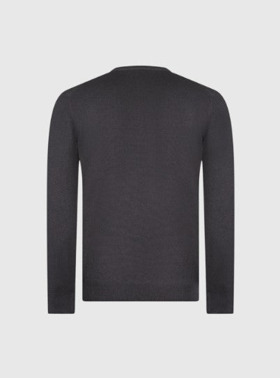 Gran Sasso Vintage merinos crew neck - Charcoal