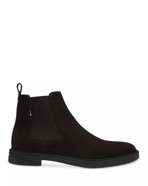 Hugo Boss Calev Sueded Chelsea Boots - Dark Brown