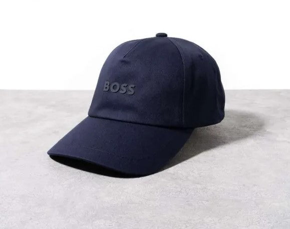 Hugo Boss Fresco Canvas Cap in Navy