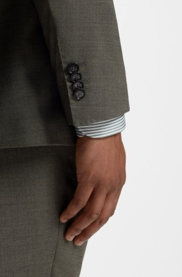 Hugo Boss Two-piece regular-fit suit - Light Green