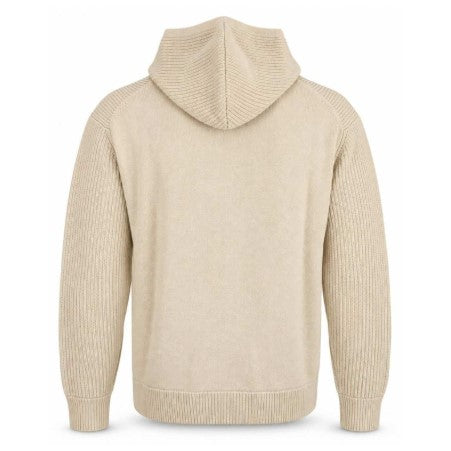 Hugo Boss Karezone Hooded Cardigan - Light Beige