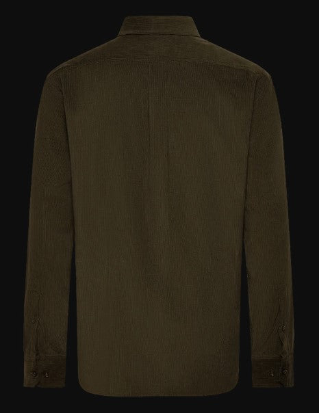 Hugo Boss C-Kent Corduroy Shirt - Open Green