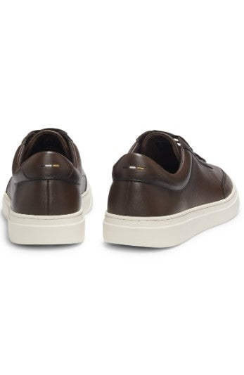 Hugo Boss Kieran Leather Sneaker - Brown