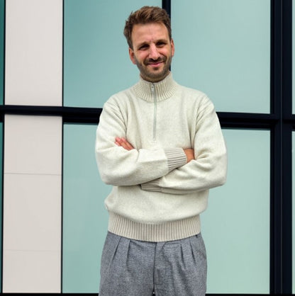 Hugo Boss Knitted Kobear Sweater - Beige