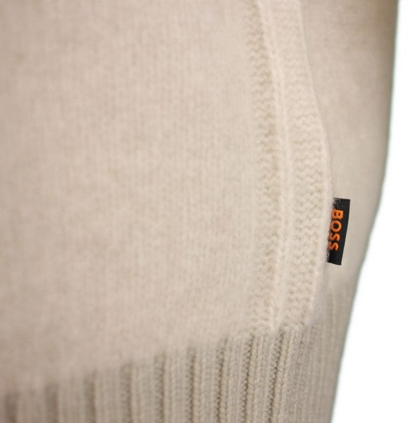 Hugo Boss Knitted Kobear Sweater - Beige
