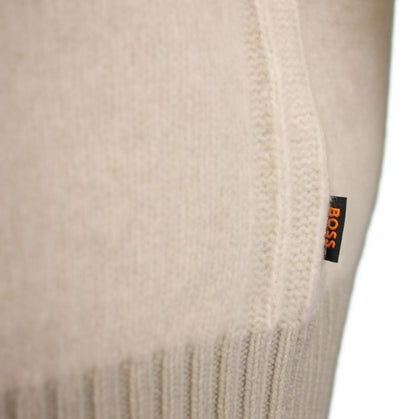 Hugo Boss Knitted Kobear Sweater - Beige