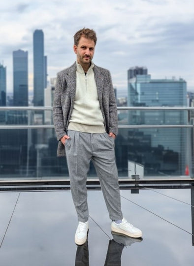 Hugo Boss Knitted Kobear Sweater - Beige