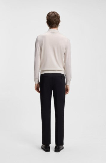 Hugo Boss Lancione Sweater Polo - Natural
