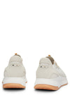 Hugo Boss Evo Sneakers with Knitted Uppers in White