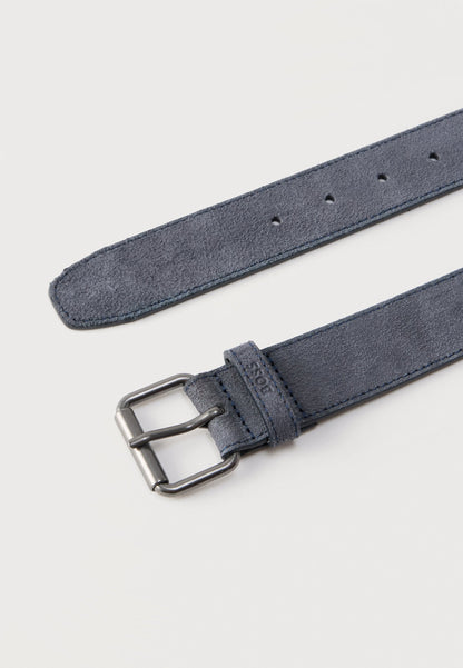 Hugo Boss Narun Suede Belt - Dark Blue