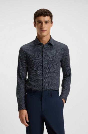 Hugo Boss Roan Printed Jersey Shirt