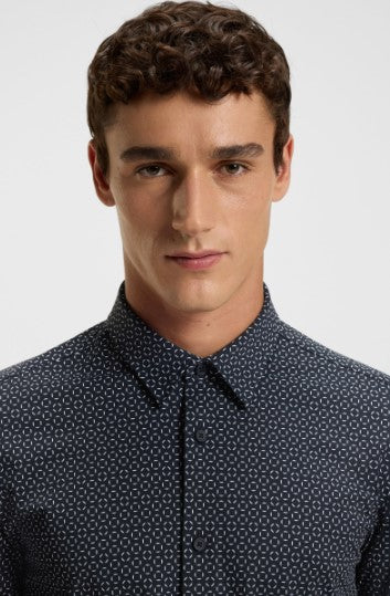 Hugo Boss Roan Printed Jersey Shirt