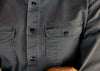 Hiroshi Kato The Brace Stretch Oxford - Charcoal