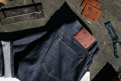 Hiroshi Kato 10.5oz Selvedge "The Pen" Slim - Indigo Raw Wash