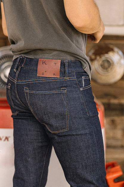 Hiroshi Kato 10.5oz Selvedge "The Pen" Slim - Indigo Raw Wash