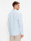 Hugo Boss L/S Linen Shirt in Light Blue