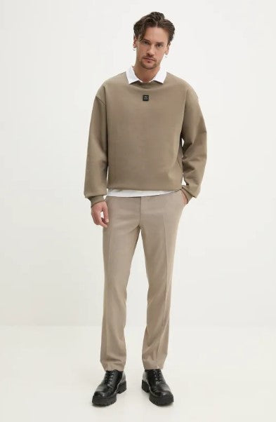 Hugo Dimers Mercerized slim-fit polo shirt with Johnny collar