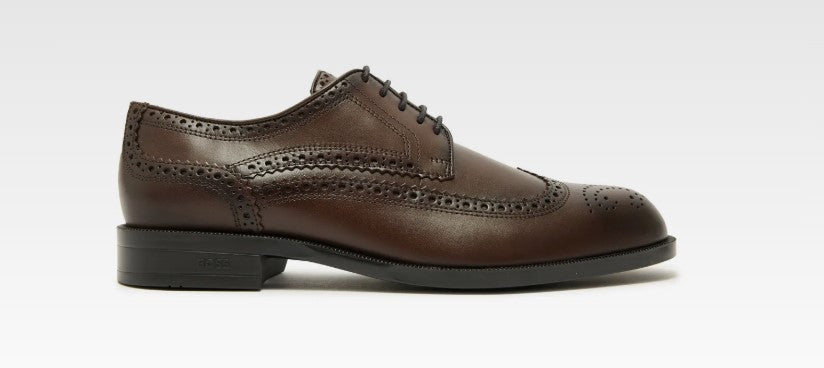 Hugo Boss Tayil Wingtip Shoe - Brown