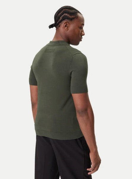 Hugo San Peter Knitted Polo - Green