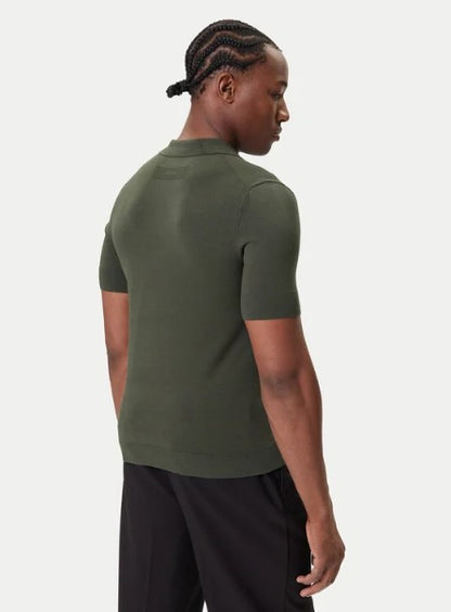 Hugo San Peter Knitted Polo - Green