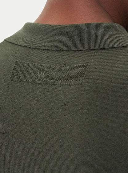 Hugo San Peter Knitted Polo - Green