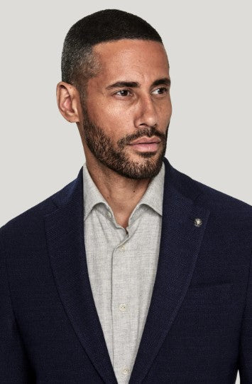 Jack Victor Comfortwear Wool Blend Blazer - Navy