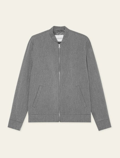Les Deux Como Bomber Jacket - Grey Melange