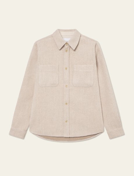 Les Deux Lennon Bouclé Overshirt - Ivory