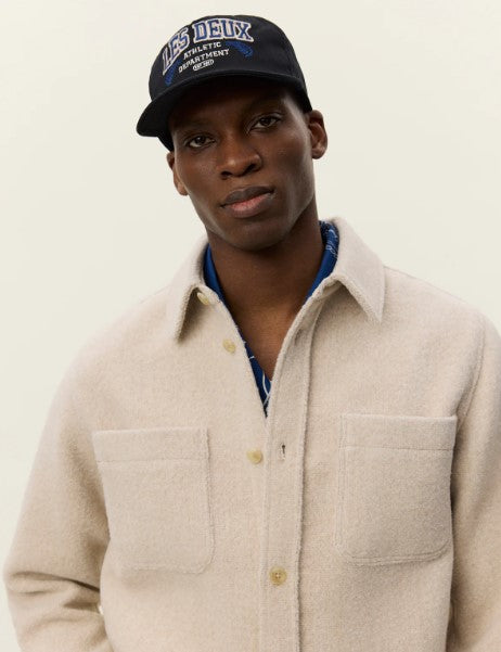 Les Deux Lennon Bouclé Overshirt - Ivory