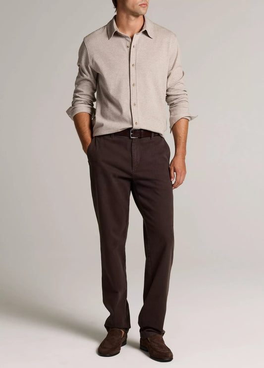 Vince Two-Tone Houndstooth Cotton-Blend Button-Front Shirt