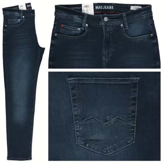Mac Washed Driver Jean - Blue Black
