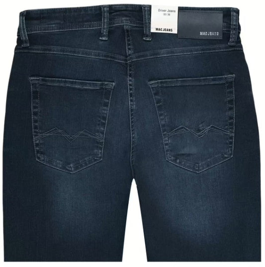 Mac Washed Driver Jean - Blue Black
