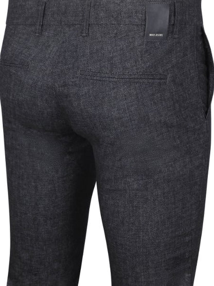 Mac Jeans Lennox Print - Melange Grey