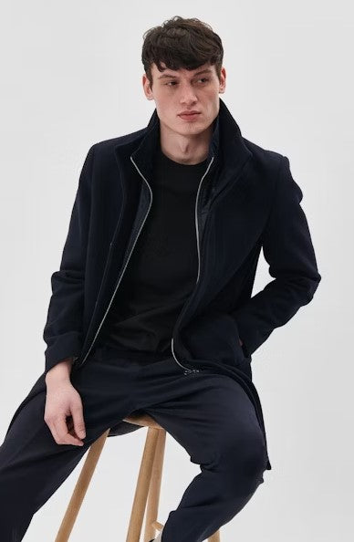 Matinique Harvey Coat - Navy