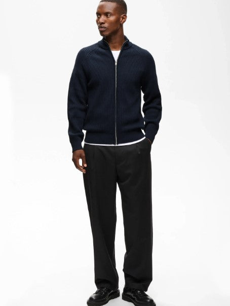 Matinique MAhellson Full Zip Cardigan - Navy
