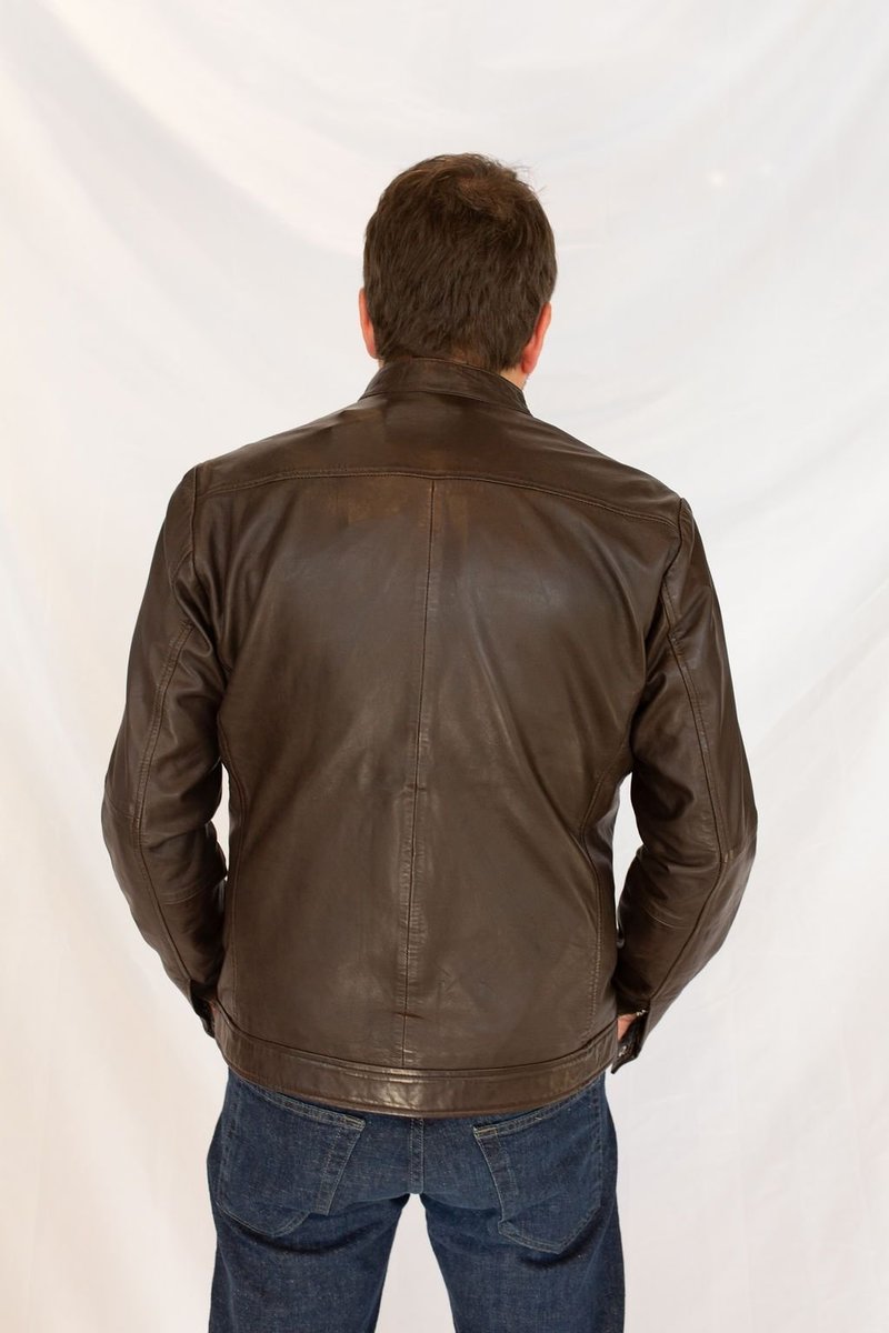 Matinique MAadron Leather Jacket - Brown