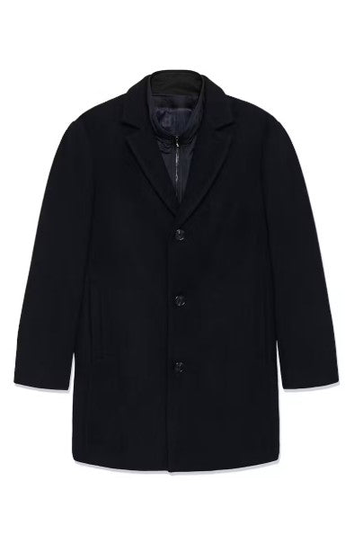 Matinique MAtrace Wool Coat - Navy