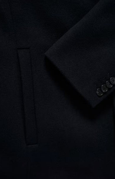Matinique MAtrace Wool Coat - Navy