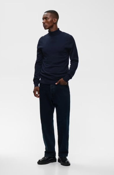 Matinique Parcusman Merino Knit - Dark Navy Mélange