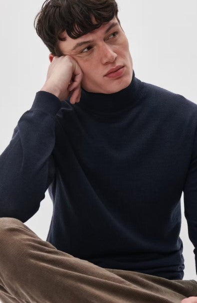 Matinique Parcusman Merino Knit - Dark Navy Mélange