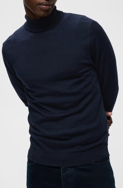 Matinique Parcusman Merino Knit - Dark Navy Mélange