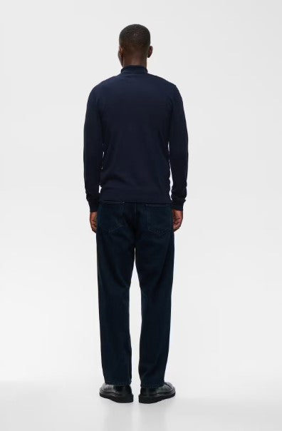 Matinique Parcusman Merino Knit - Dark Navy Mélange