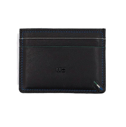 Miguel Bellido Leather Card Case Wallet - Black