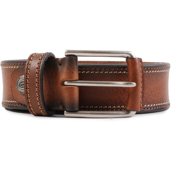 Miguel Bellido Casual Leather Belt - Cognac