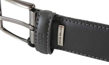 Miguel Bellido Leather Belt - Black