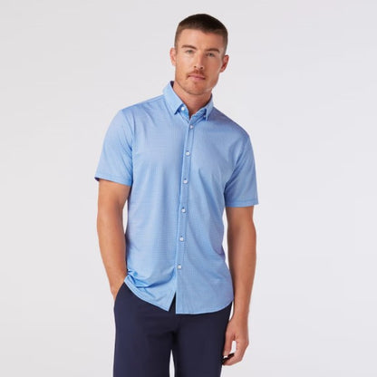 Mizzen & Maine Halyard Trim Fit Short Sleeve Shirt