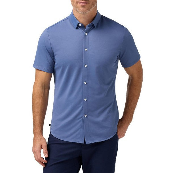 Mizzen + Main Halyard Short Sleeve Shirt - Coastal Fjord