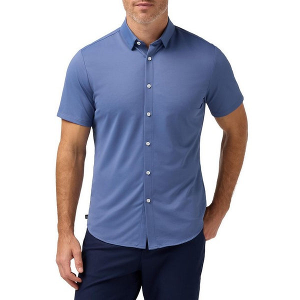 Mizzen + Main Halyard Short Sleeve Shirt - Coastal Fjord